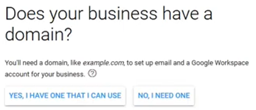 Signup Google Business Email